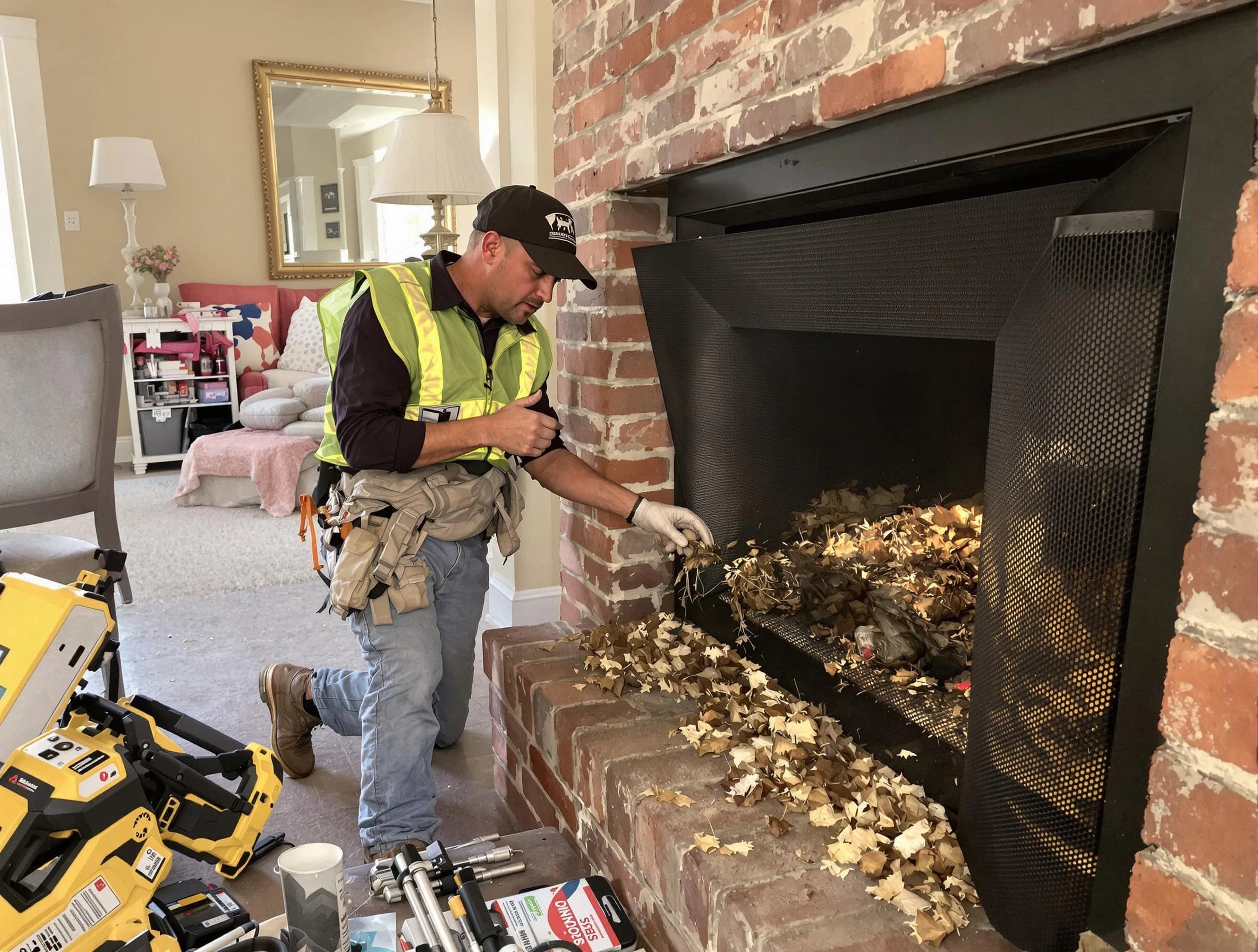 Safe screening installation by Jackson Chimney Sweep in Jackson, NJ