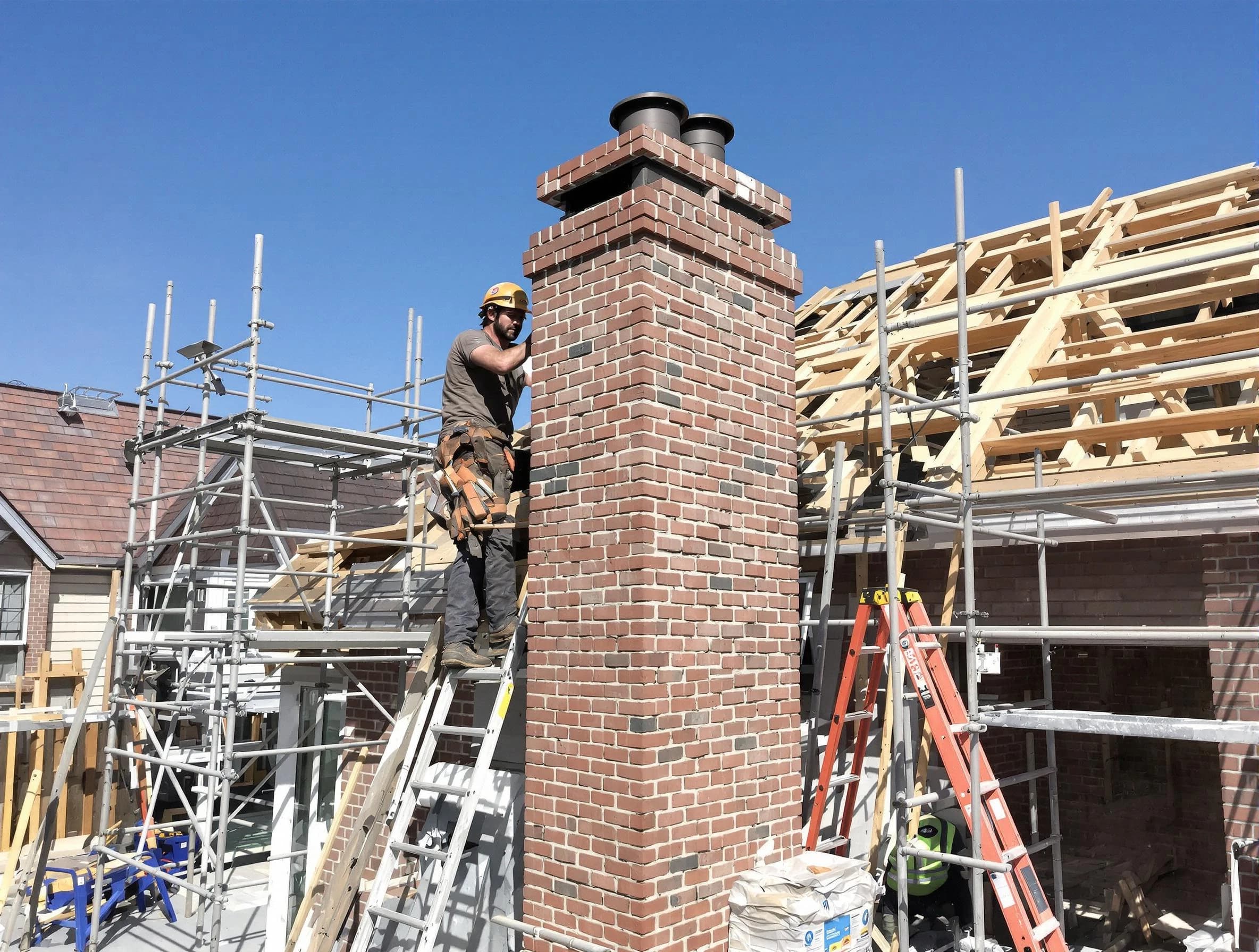 New chimney installation completed by Jackson Chimney Sweep in Jackson, NJ