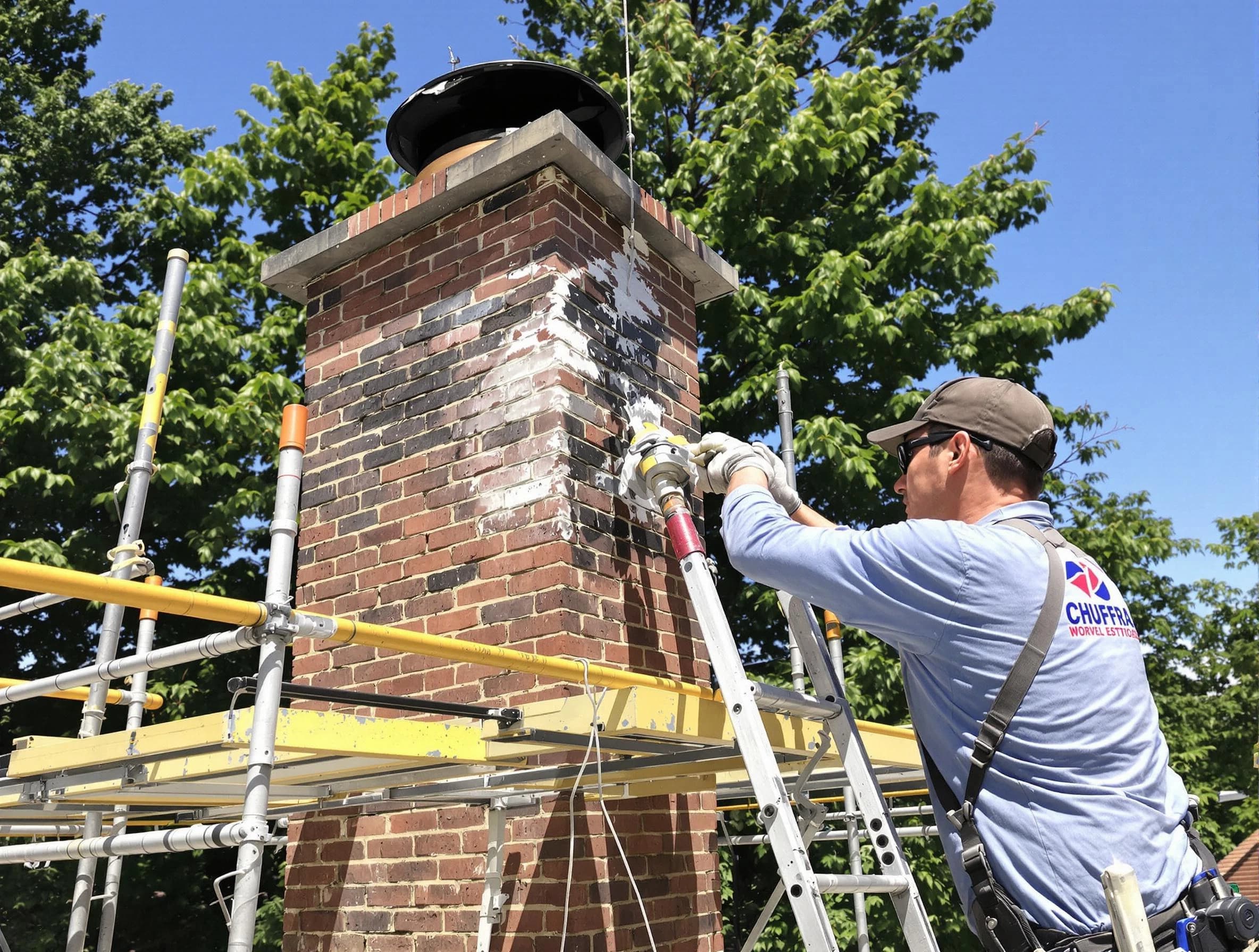 Structural chimney repair by Jackson Chimney Sweep in Jackson, NJ