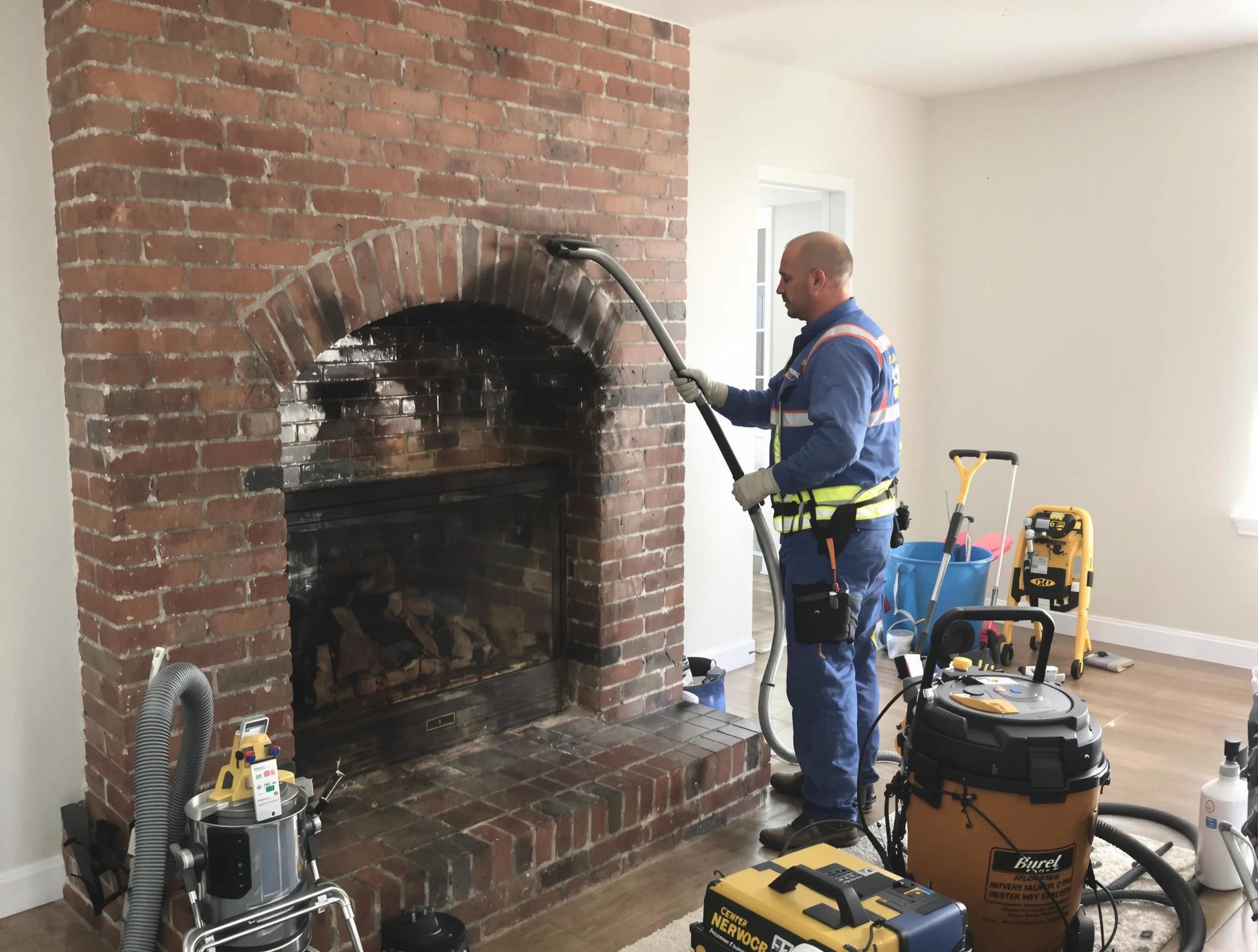 Jackson Chimney Sweep expert performing detailed chimney sweep in Jackson, NJ