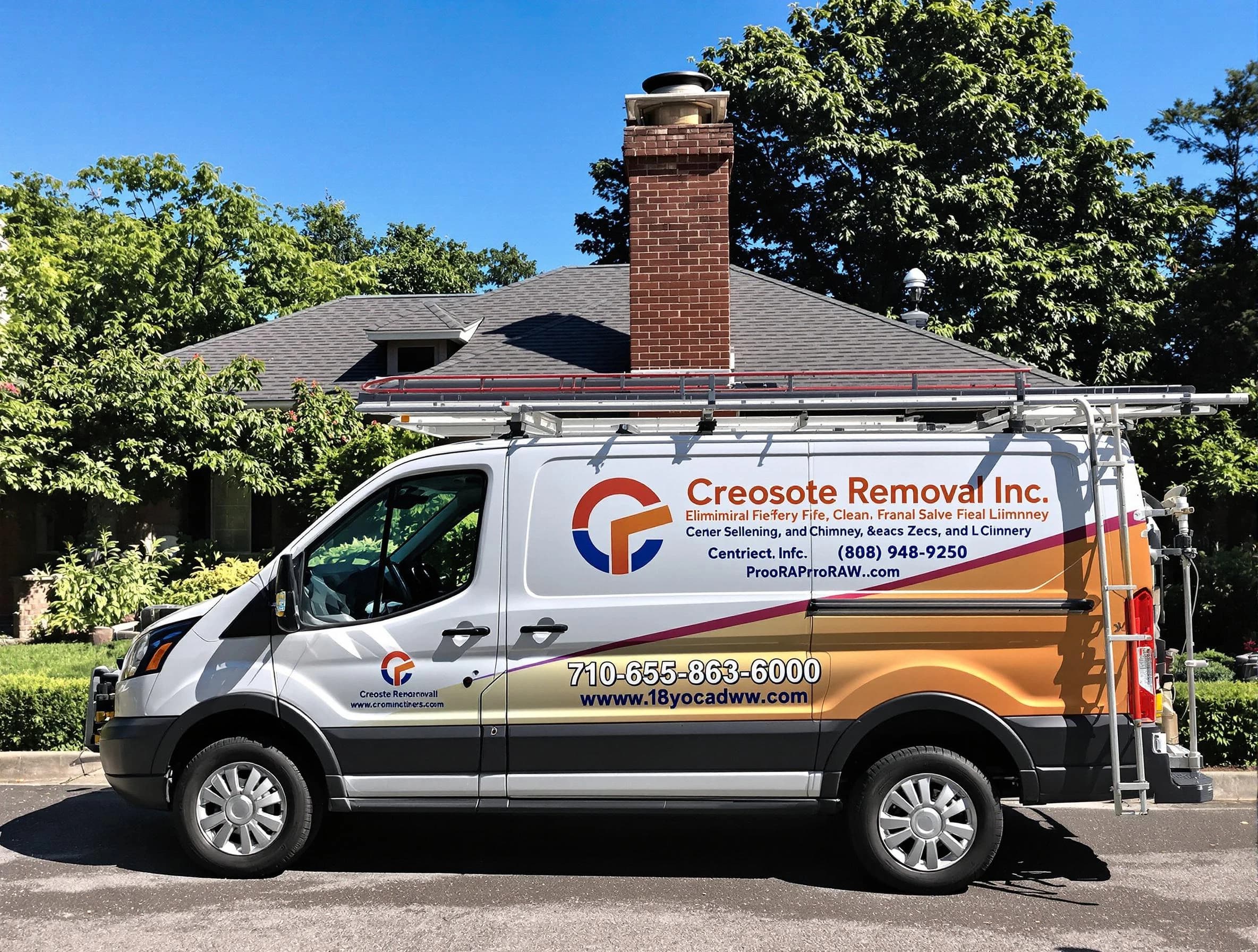 Jackson Chimney Sweep technician removing creosote safely in Jackson, NJ